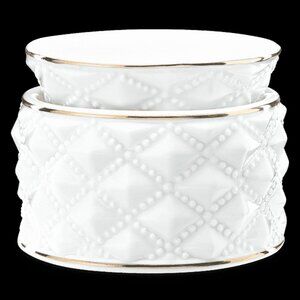 Scentsy Diamond Milk Glass Warmer - New in Box